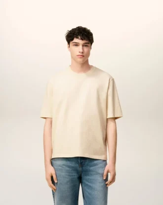 wit katoenen ami de coeur t shirt 2 4 330x413 - Wit katoenen Ami de Coeur T-Shirt