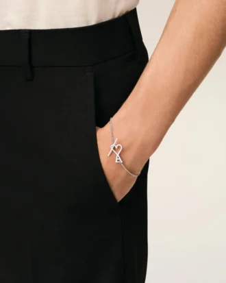 zilveren messing ami de coeur kettingarmband 2 330x413 - Zilveren messing Ami de Coeur kettingarmband